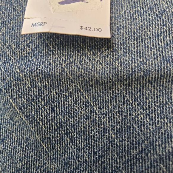 Calvin Klein Jean Shorts high waist rigid short antique size 16 - Picture 3 of 16